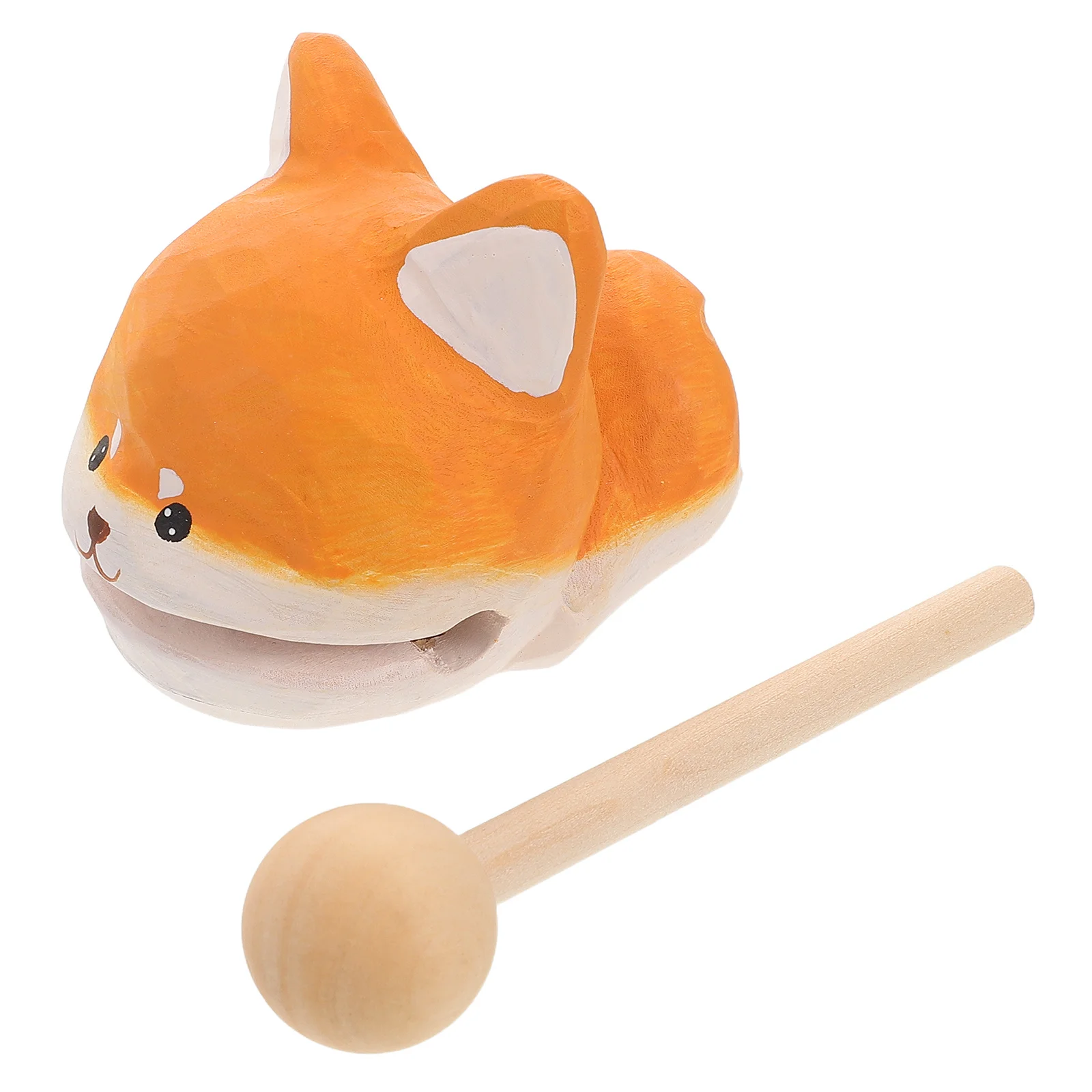 

Wooden Fish Temple Block Creative Calming Desk Ornament for Office Home Relaxation Stress Relief Wooden Fish Desktop Decoration