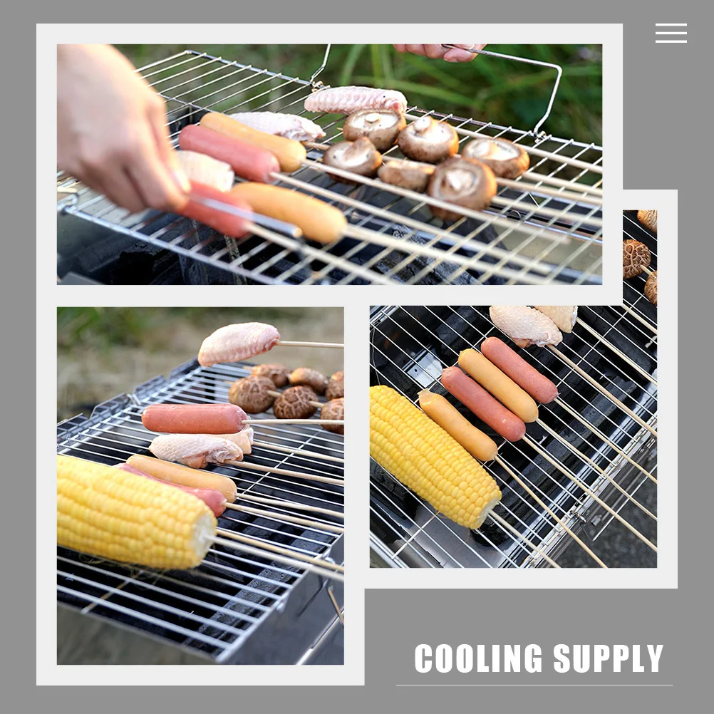 

BBQ Net Grill Wire Cooling Rack for Baking Disposable Cookie Kitchen Bread Iron Cake Meat