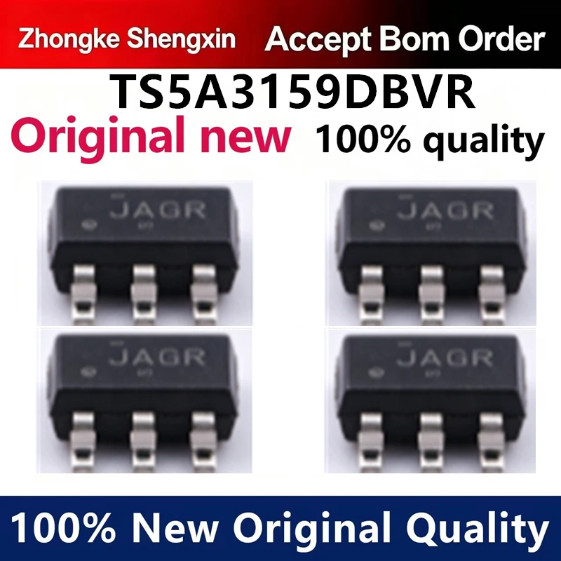 （5pcs-100pcs）New original TS5A3159DBVR silk screen JA8R SOT-23-6 single channel analog switch chip