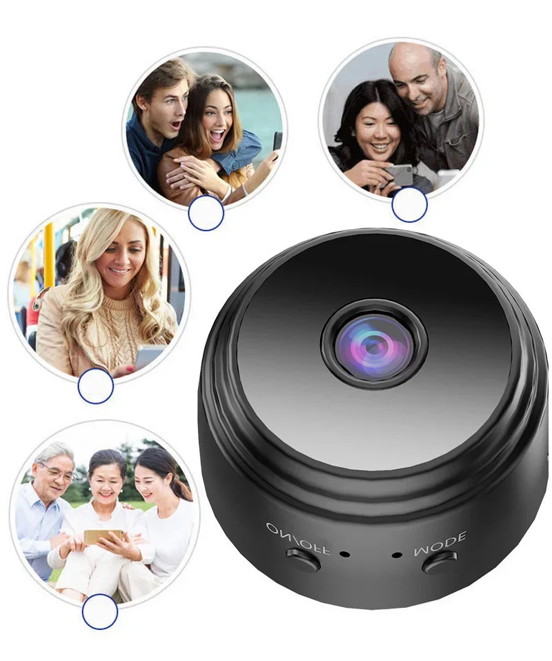 Xiaomi A9 Mini Camera1080P WiFi monitoreo Original protección de seguridad con movimiento versión nocturna cámaras de vigilancia inalámbricas