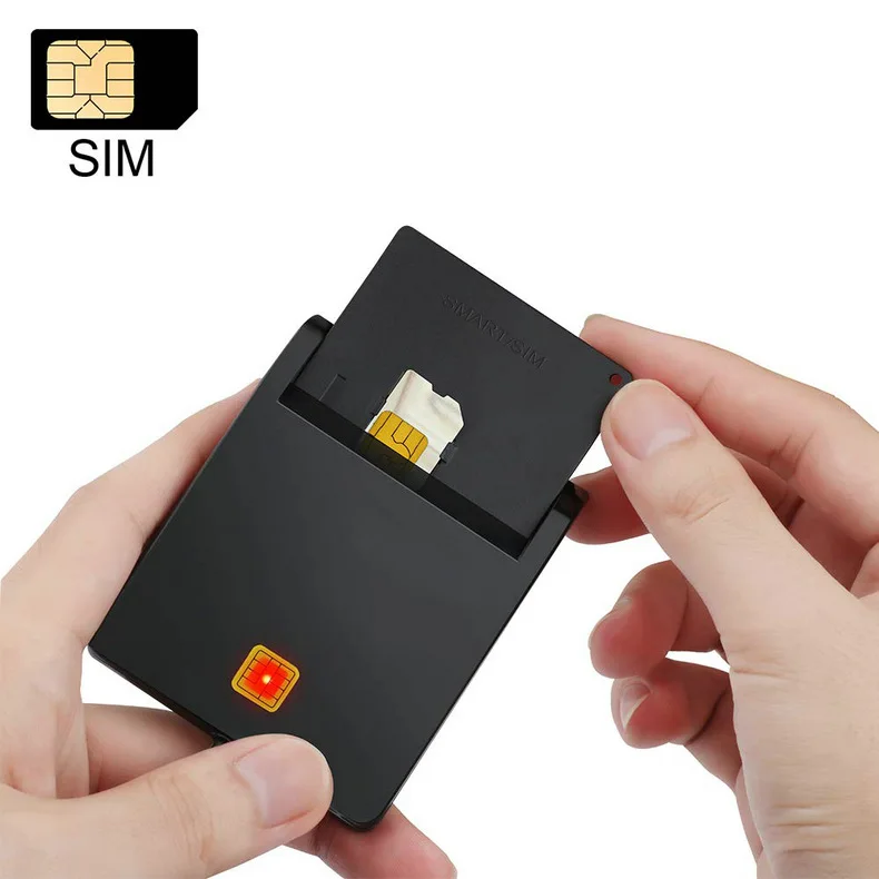 DM-65 Smart USB Card Reader Tax Reporting Bank Card ID Card SIM IC ATM ID CAC Smart Card Reader