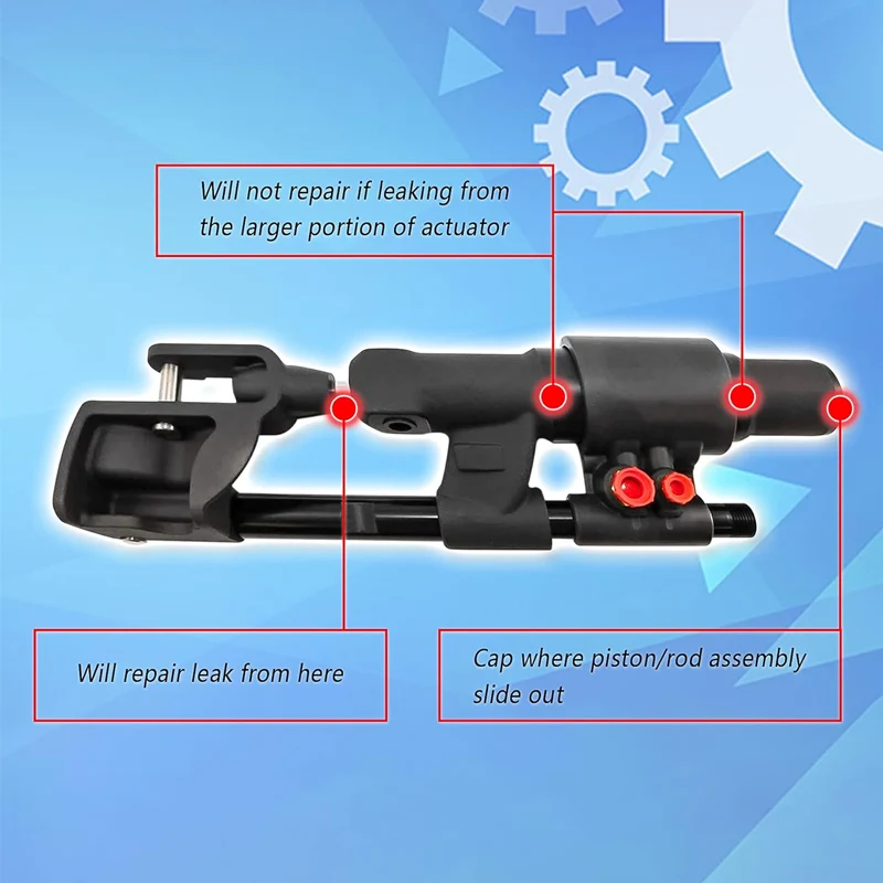 Para el kit de reparación del actuador de dirección asistida Volvo Penta 3812269 3860883 3862210   FSM018, Kit de sello de fuga de aceite para actuadores de dirección de reparación