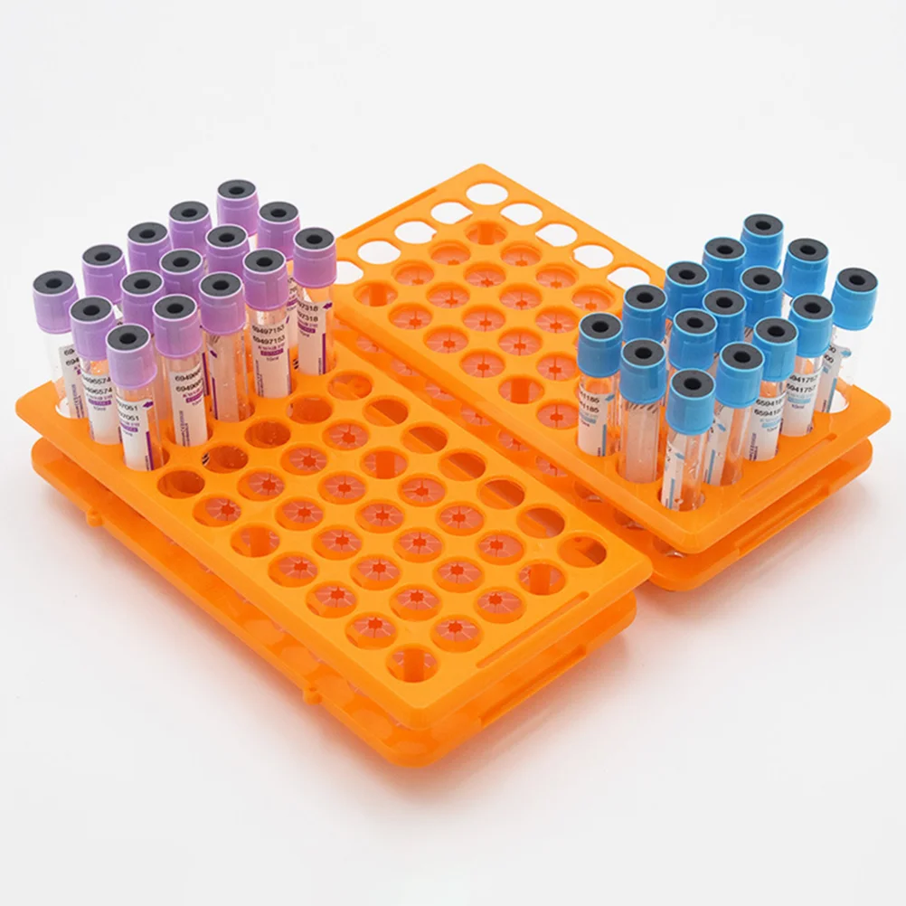Стойка для пробирок, вешалка, подставка, держатель для хранения отбора проб, органайзер для закусок, оранжевый полипропиленовый материал