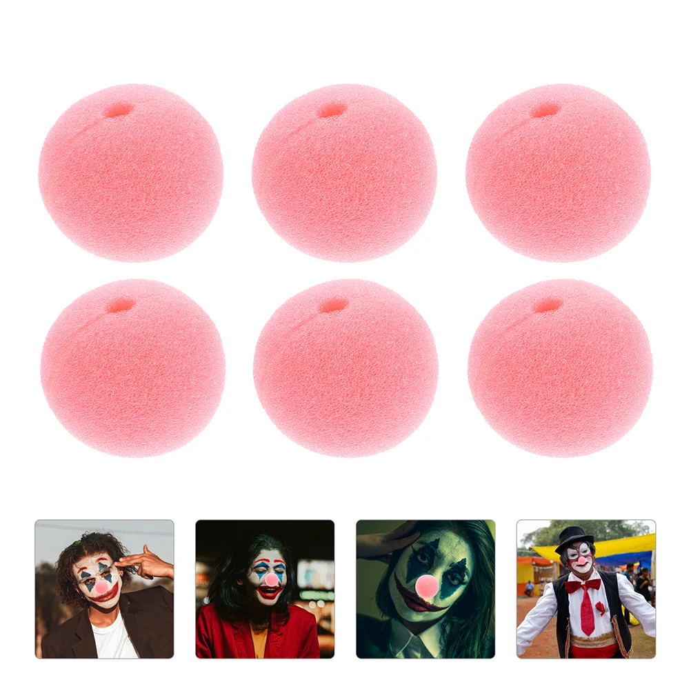 15 Pcs Clown Nose Replaceable Props Replacement Costumes for Halloween Sponge Masks Cosplay Multipurpose Mini