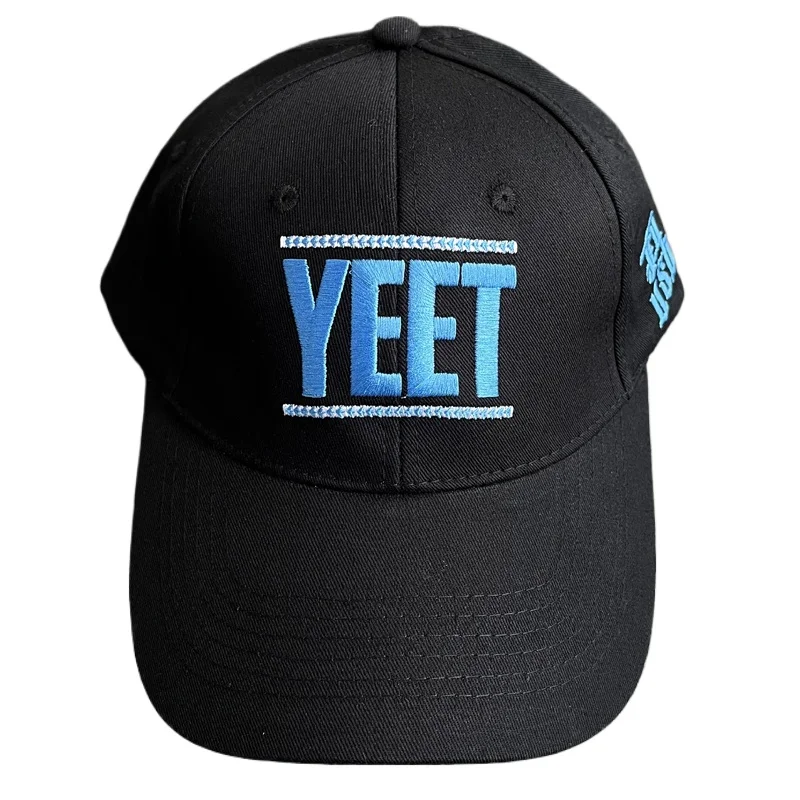 JEY USO baseball cap embroidered YEET JEYUSO Black sun hat