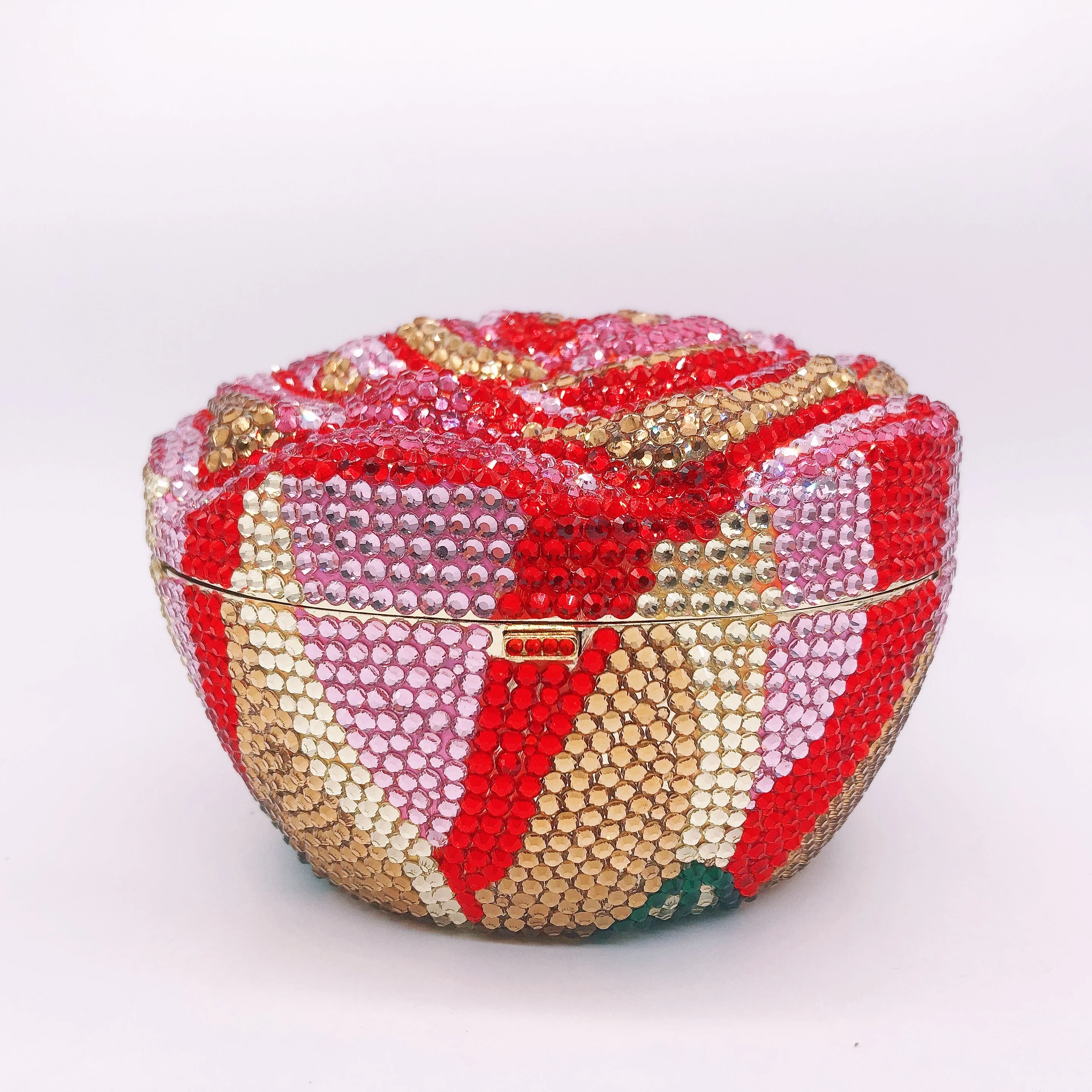 

Fashion Luxury Cake Flower Handbag Purse Crystal Handbag Crystal Women's Bag