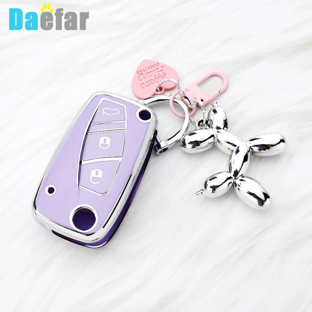 

3-кнопочный держатель для Fiat Ducato Bravo 500 Doblo Grande Minibus Peugeot Boxer Citroen, реле из ТПУ, чехол для ключей