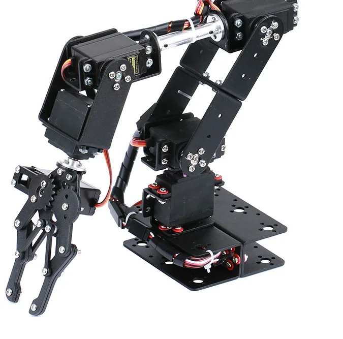 Upgraded 6DOF degree of freedom robotic arm with multi degree of freedom robot and servo for grasping