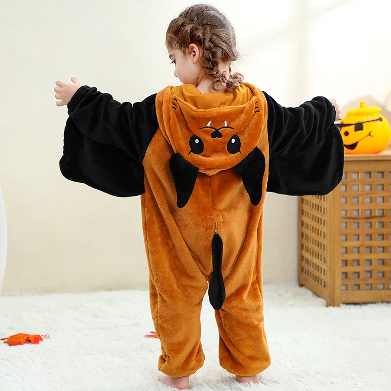 MICHLEY Karneval Baby Strampler Flanell Cosplay Kleinkind Säugling Kleidung Overall Bodysuits Jumpsuit Kostüm für Mädchen Jungen – Detail 32