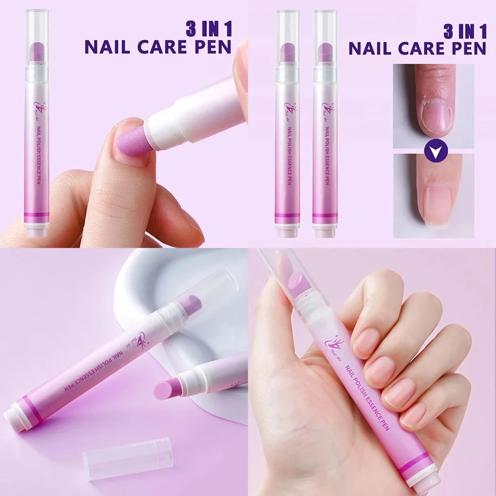 2025 3IN1 قلم جوهر العناية بالأظافر تعزيز الأظافر الهشة منع كسر الأظافر مغذي إصلاح التقشير فرك قلم العناية بالأظافر #1