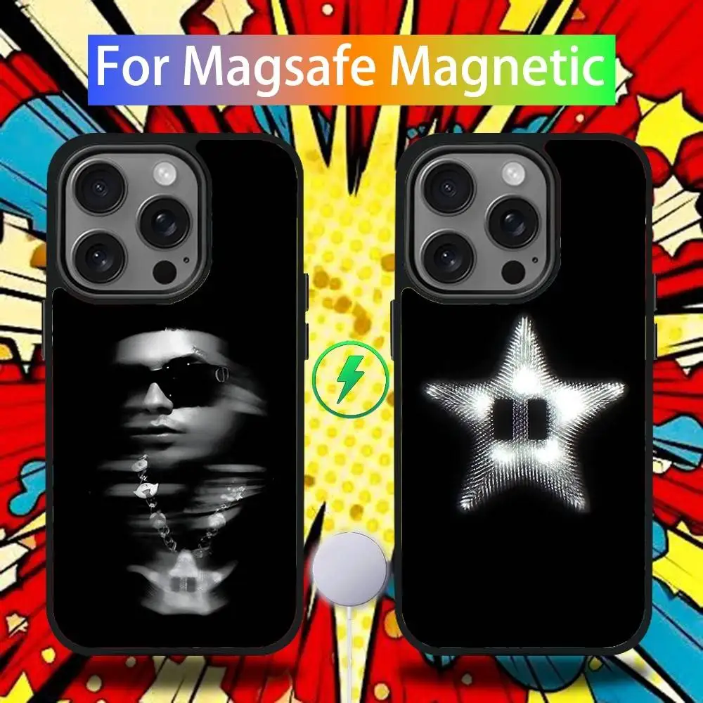 

N-Natanael Cano Porque La Demora Case For iPhone 16,15,14,13,12,11,Pro,Max,Plus,Mini,SE4,E Magnetic Magsafe Wireless Charging