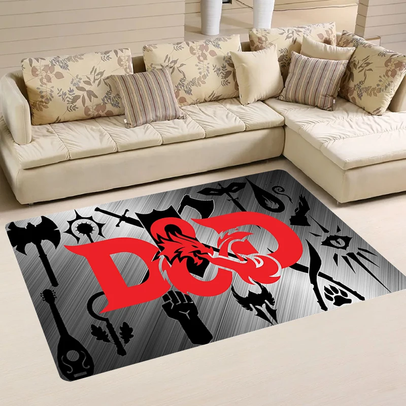 

D-Dungeons D-Dragons Living Room Game Floor Mat Carpet Entrance of House Rugs Kitchen Rug Home Carpets Balcony Foot Doormat Door