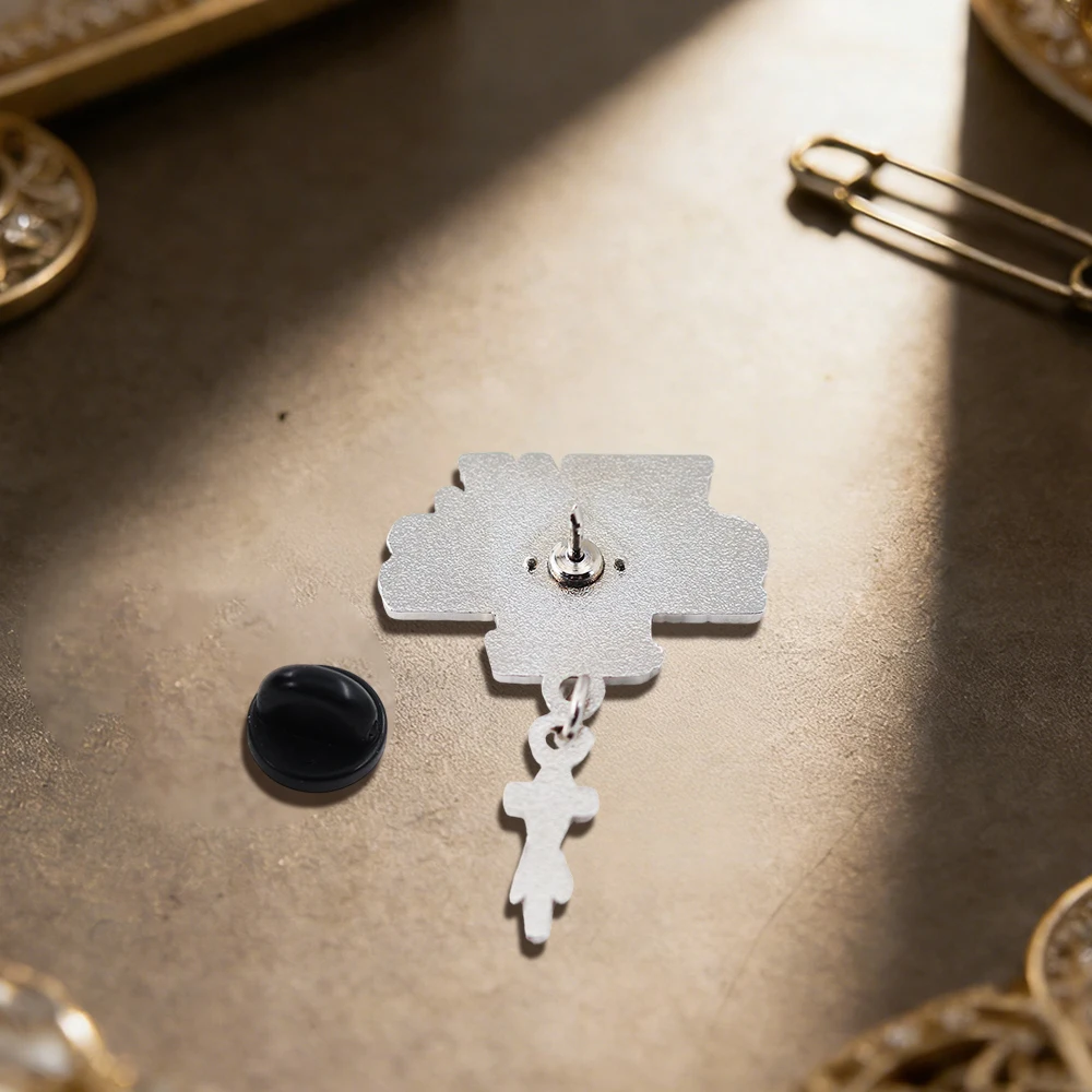 Brosche mit rosa Band zur Aufklärung über Brustkrebs, christliches Glaubensschriftband, Abzeichen für gemeinnützige Aktivitäten, Logo, Anstecknadel, Sammlerstück, Geschenk – Detail 3