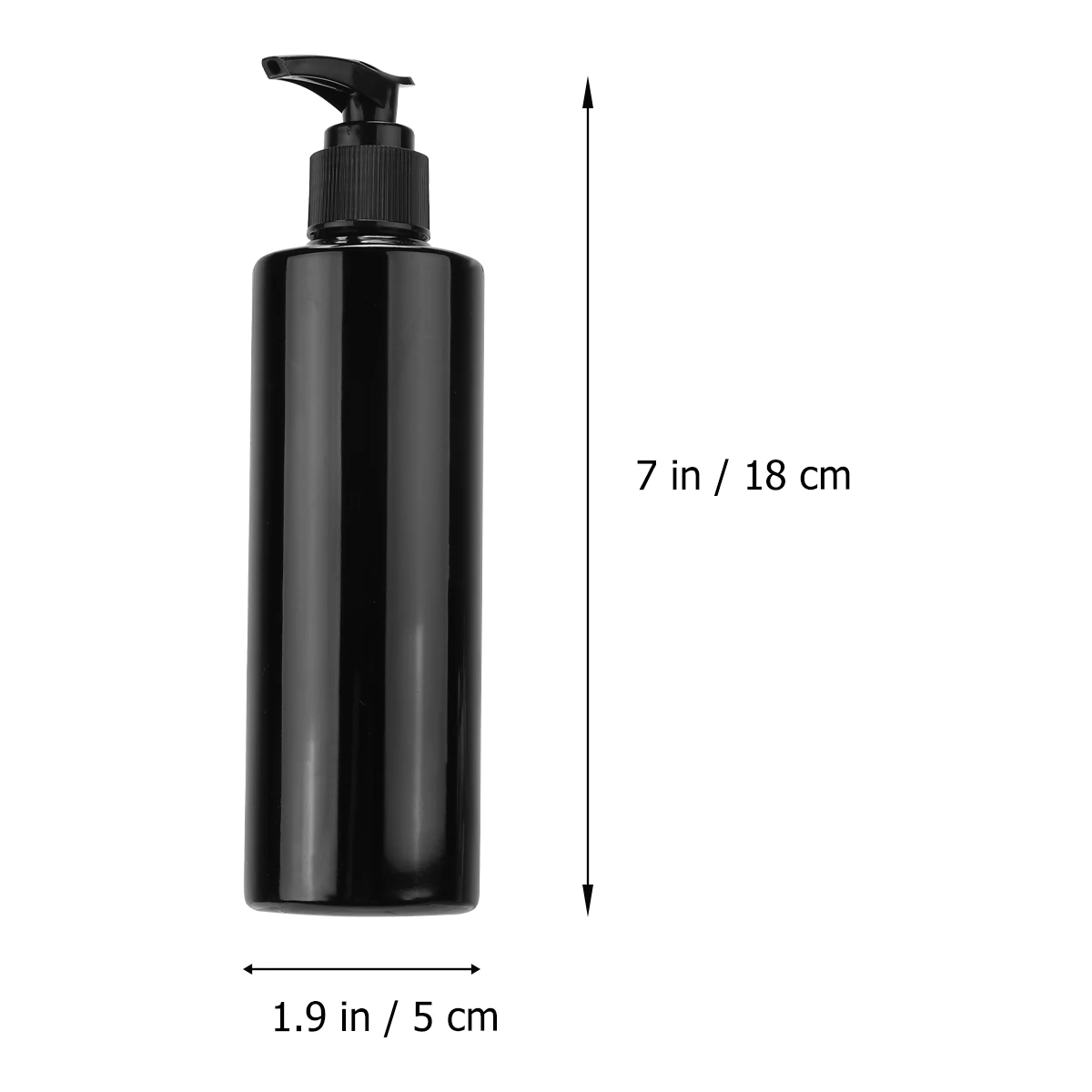 

6pcs Lotion Dispenser Bottles Press Pump Sub Soap Plastic Holder 250Ml Brown With Random Color Head Refillable For Home