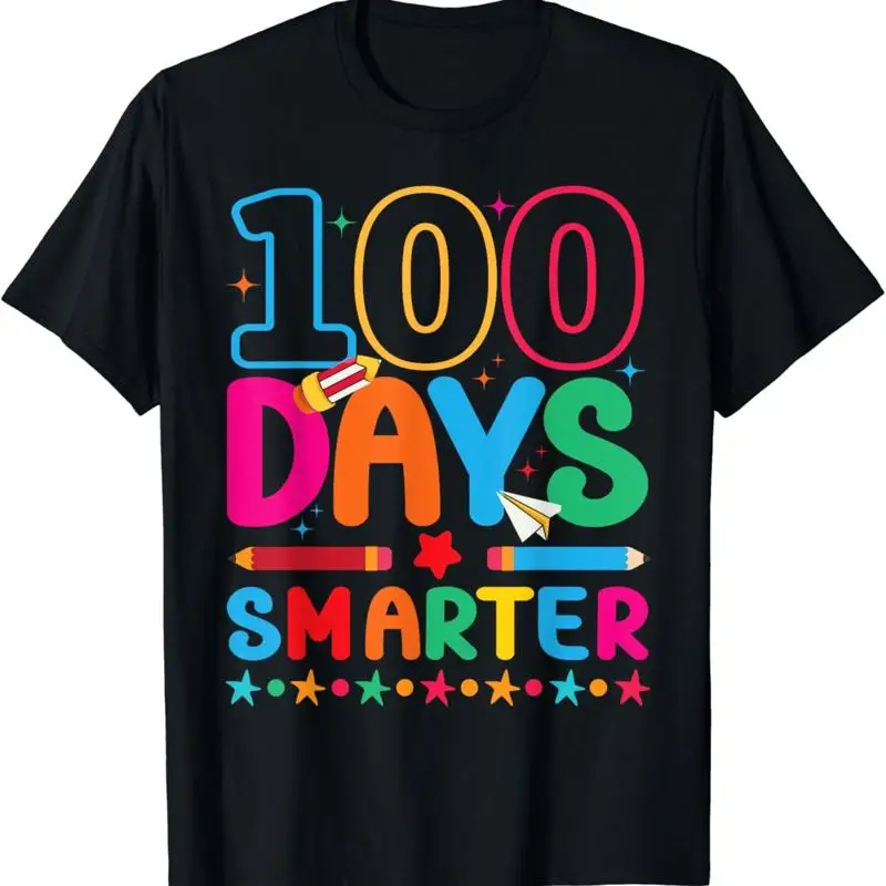 

100 Days Smarter Happy 100Th Day Of School T Shirt