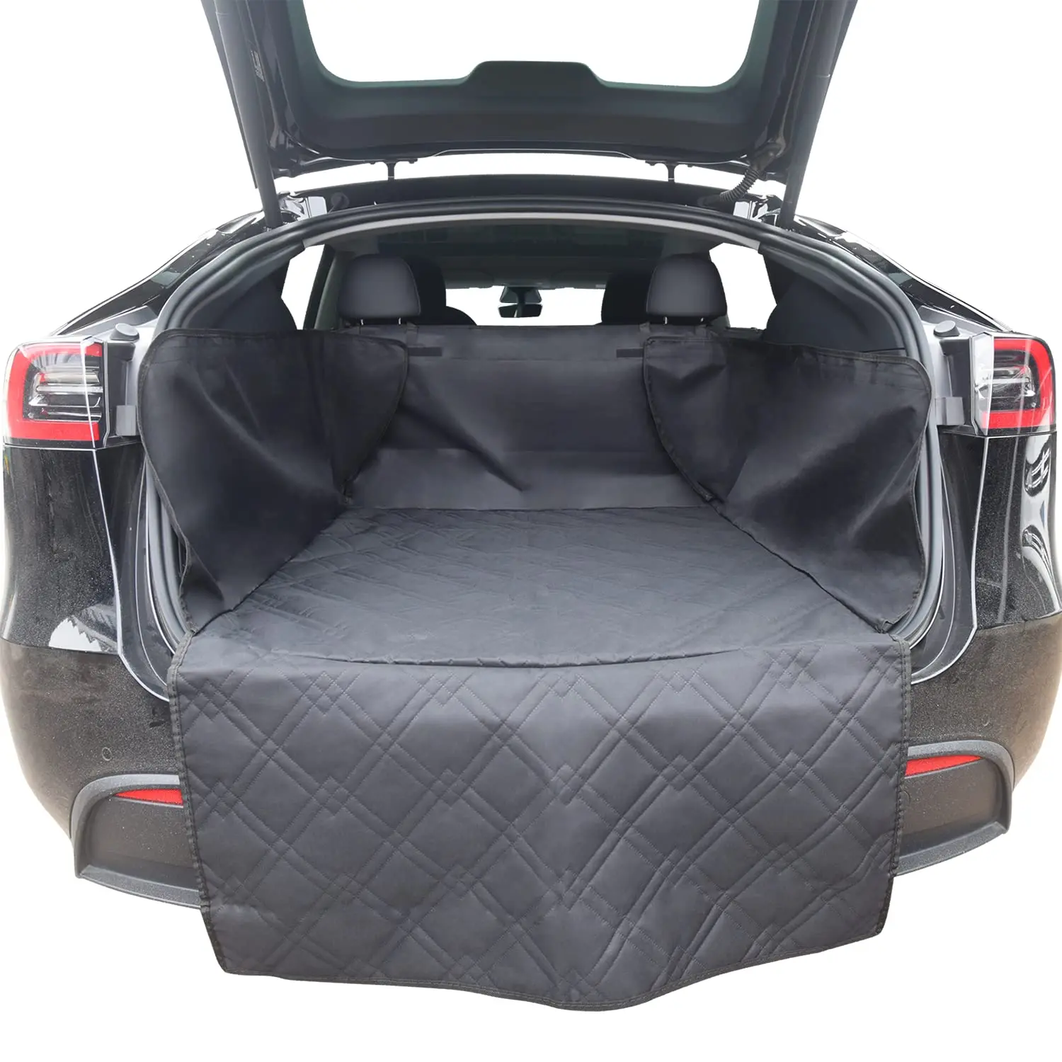 For Tesla Model 3/ Y Rear Trunk Pet Pad Waterproof Oxford Fabric Car Pet Dog Anti-dirty Cargo Liner Tray Protection Cushion