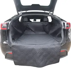 For Tesla Model 3/ Y Rear Trunk Pet Pad Waterproof Oxford Fabric Car Pet Dog Anti-dirty Cargo Liner Tray Protection Cushion