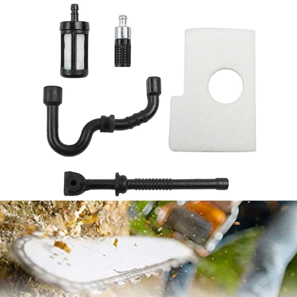 Air Fuel Oil Filter & Kit For 017 018 MS170 ,MS180 Chainsaws Models Air Fuel Oil Filter Replacement Kit Oil Saw Accessories