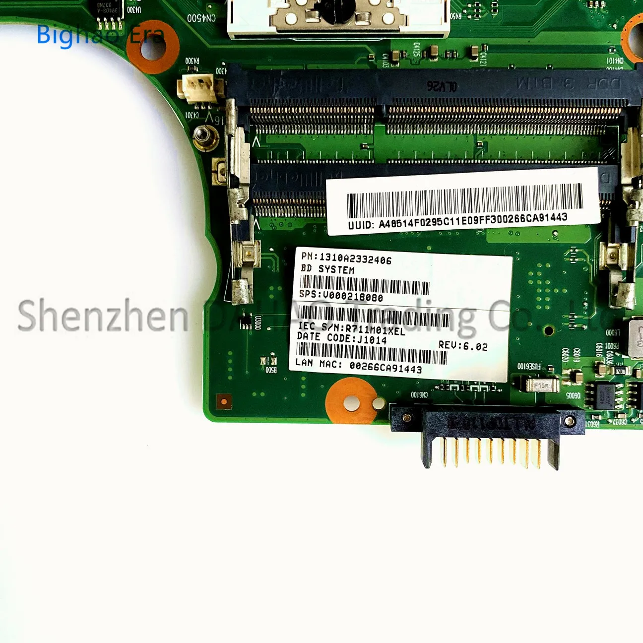 Imagem -03 - para Toshiba Satellite L650 L655 Placa-mãe Portátil com Chipconjunto Hm55 Ddr3 6050a2332401 6050a2332402-mb-a02 V000218010 V000218080