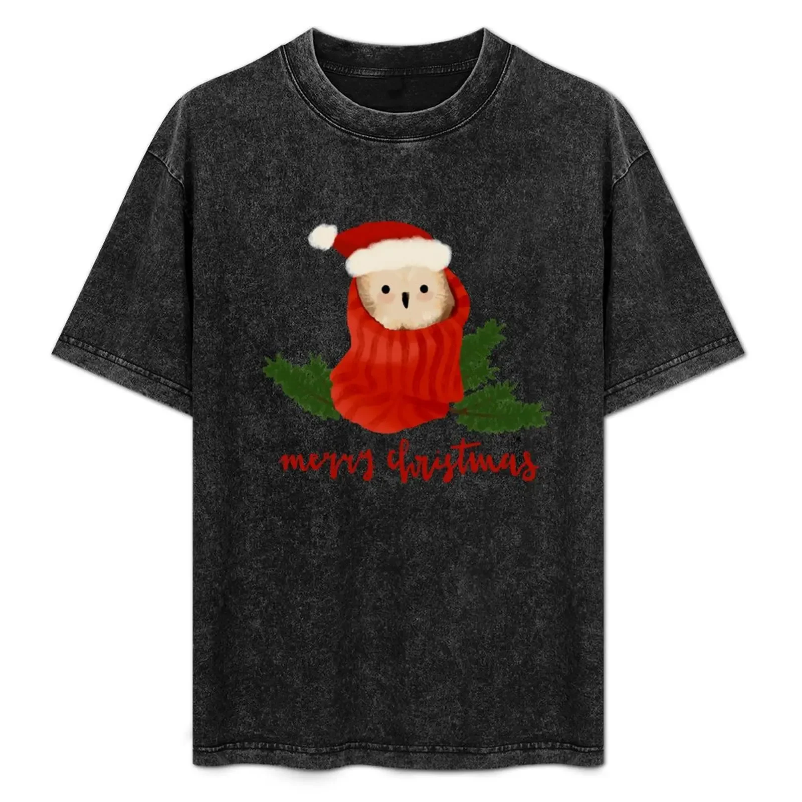 

Merry Christmas Rockefeller the Owl T-Shirt graphic t shirts Luxury man custom t-shirts T-shirts man Men's t-shirts