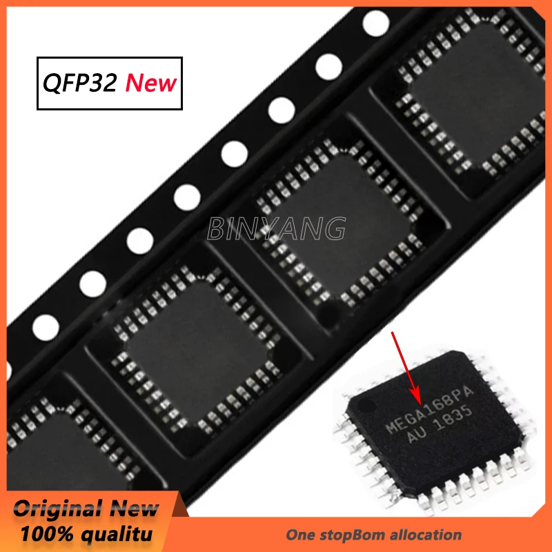 (1piece)100% New ATMEGA168PA-AUR ATMEGA168PA QFP32 Chipset