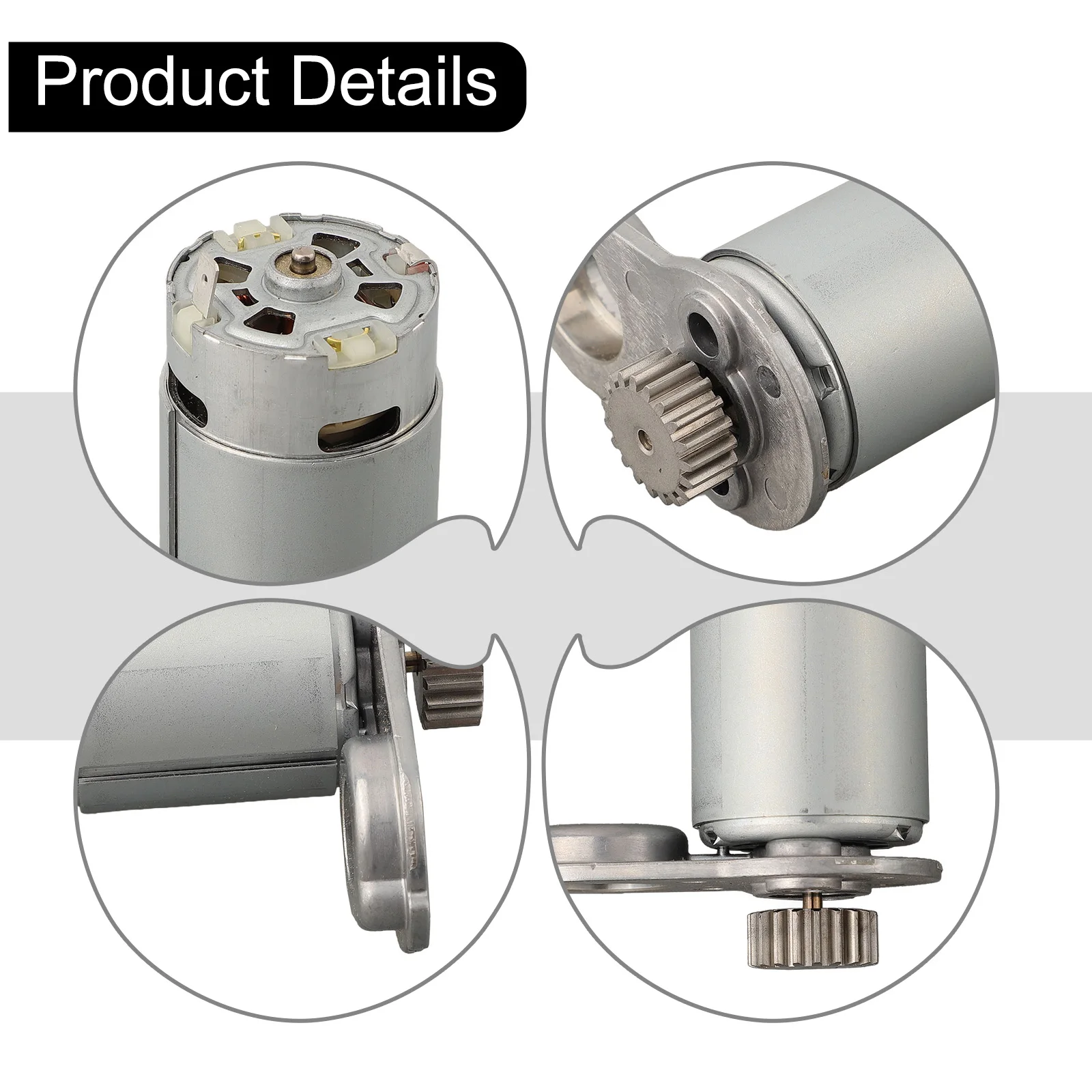 

High-quality Brand New Power Tools Motor Parts Metal Silver BUR181 DUR181Z Easy Installation For DUR181 Motor Parts