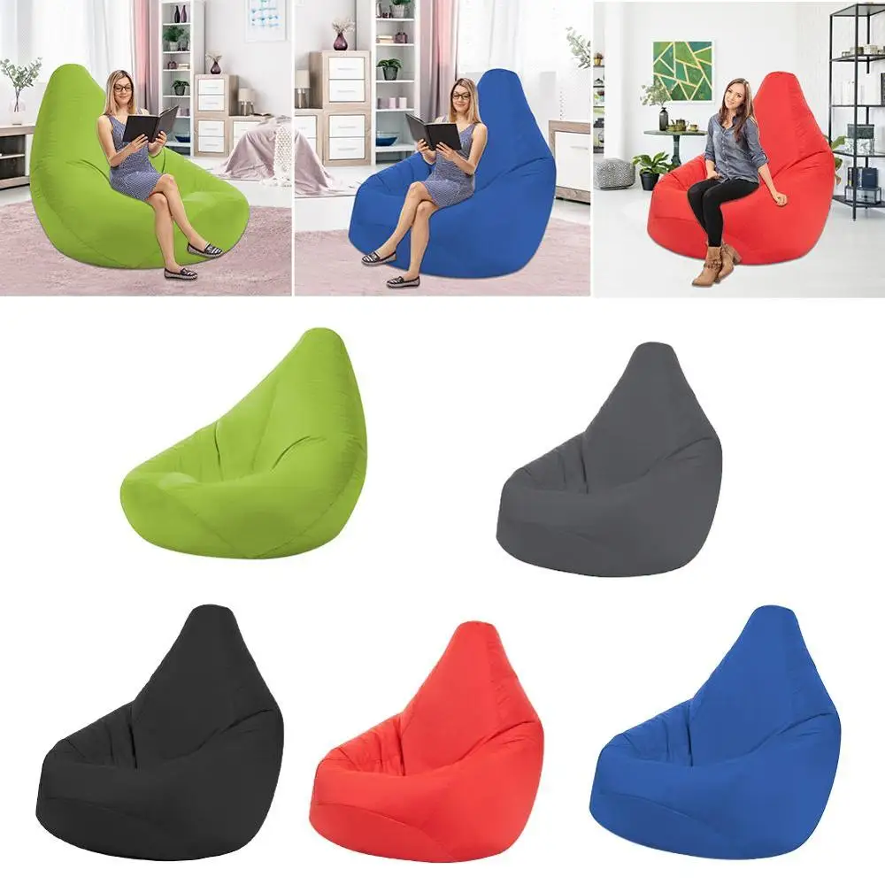 90cmx110cm Brand New Style Lounge Bean Bag Home Soft Lazy Sofa Single Adult Kids Seat Chair Furniture Cover New Fashion 2023