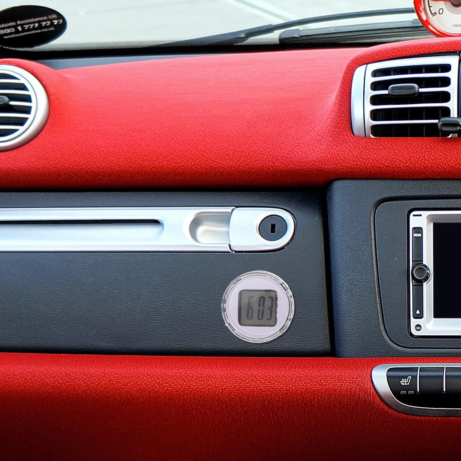 

3pcs Electronic Clock Accessories Mini Waterproof Stick On Motorcycle Car Clock Auto Digital Handbar Travel Batteries