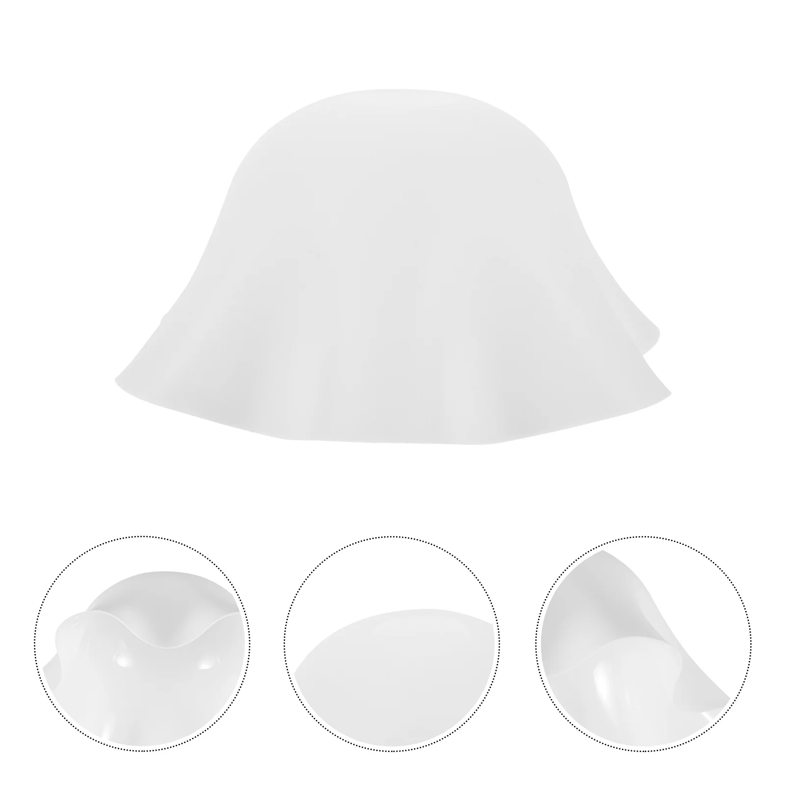 عاكس الضوء من الأكريليك لمصابيح معلقة على السقف، ضوء ناعم واقٍ لديكور المنزل، سهل إزالة غطاء مصباح أكريليك أبيض #6