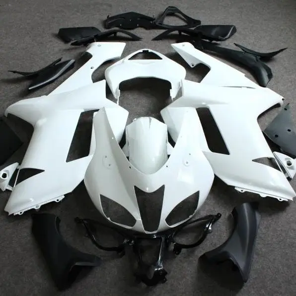 Unpainted ABS  Plastic Injection Raw Blank Fairing Wholesale  for Kawasaki 6R 636 2007 Motorcycle Fairing Kit