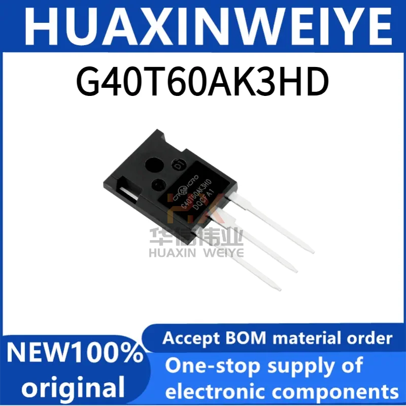 1/5/10pcs New CRG40T60AK3HD G40T60AK3HD TO-247 600V 40A IGBT Tube