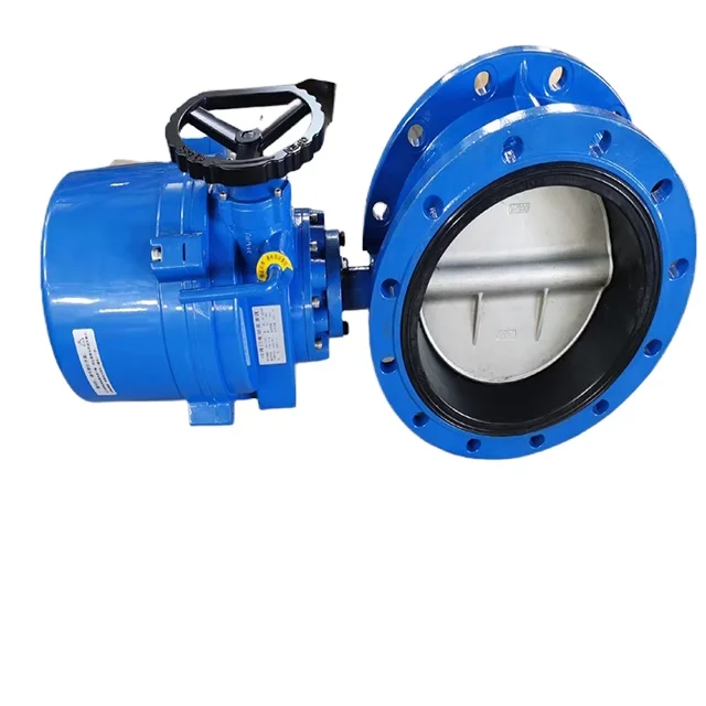

DN400 DN600 DN800 DN1000 Wafer Motorized Butterfly Valve Price