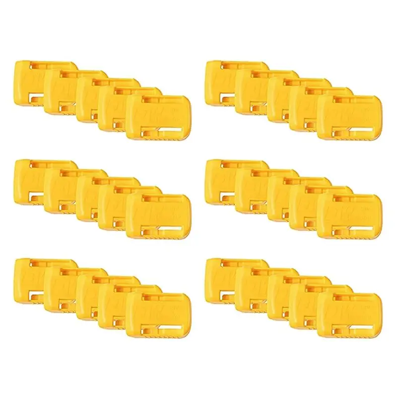 30 Packs Battery Holder Dock Mounts For 20V 60V Battery, Wall Panel Shelf Belt Clip Storage Organizer Protector-AT36