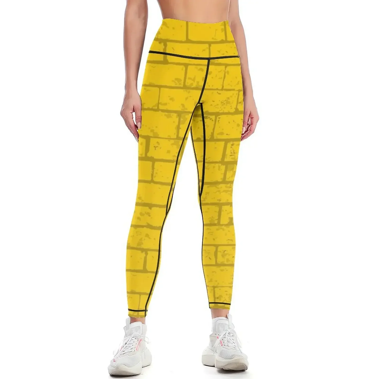 

yellow brick Leggings Sweatpants Women's tights for physical push up fitness Womens Leggings