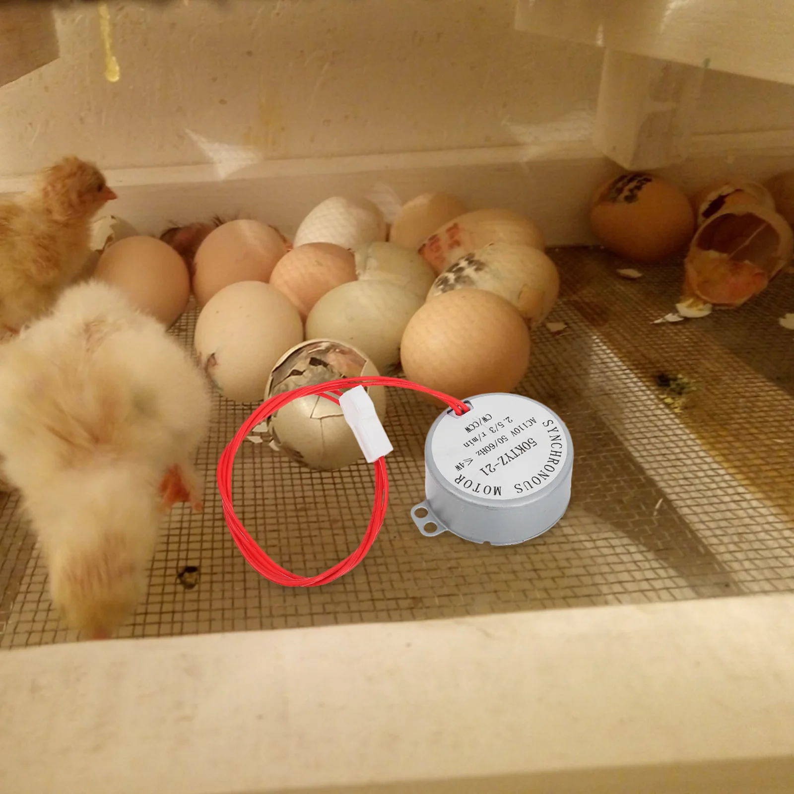 

Mini Synchronous Electric Metal Motor For Chicken Egg Incubator Practical Stable Replacement Part Compatible With Various Models