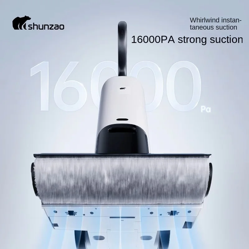 SHUNZAO-Máquina De Lavar Roupa Inteligente Sem Fio, Pano De Limpeza Automático, Reboque De Sucção, Aspiradores Integrados, Z30