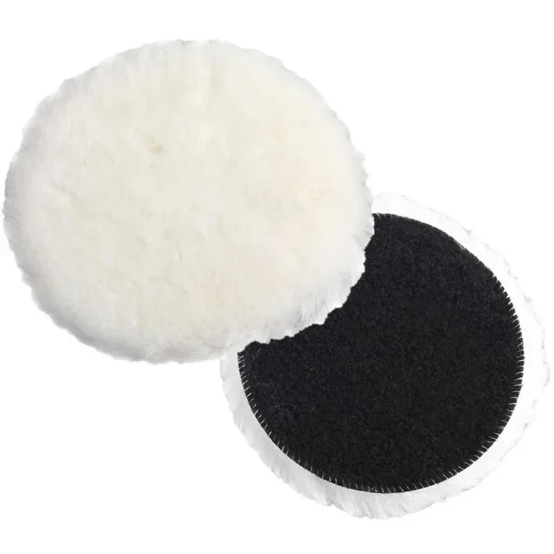 5 Sizes 75-180mm Wool Polishing Disc Car Waxing Polishing Buffing Car Paint Care Polisher Pads Auto Washing Accessories