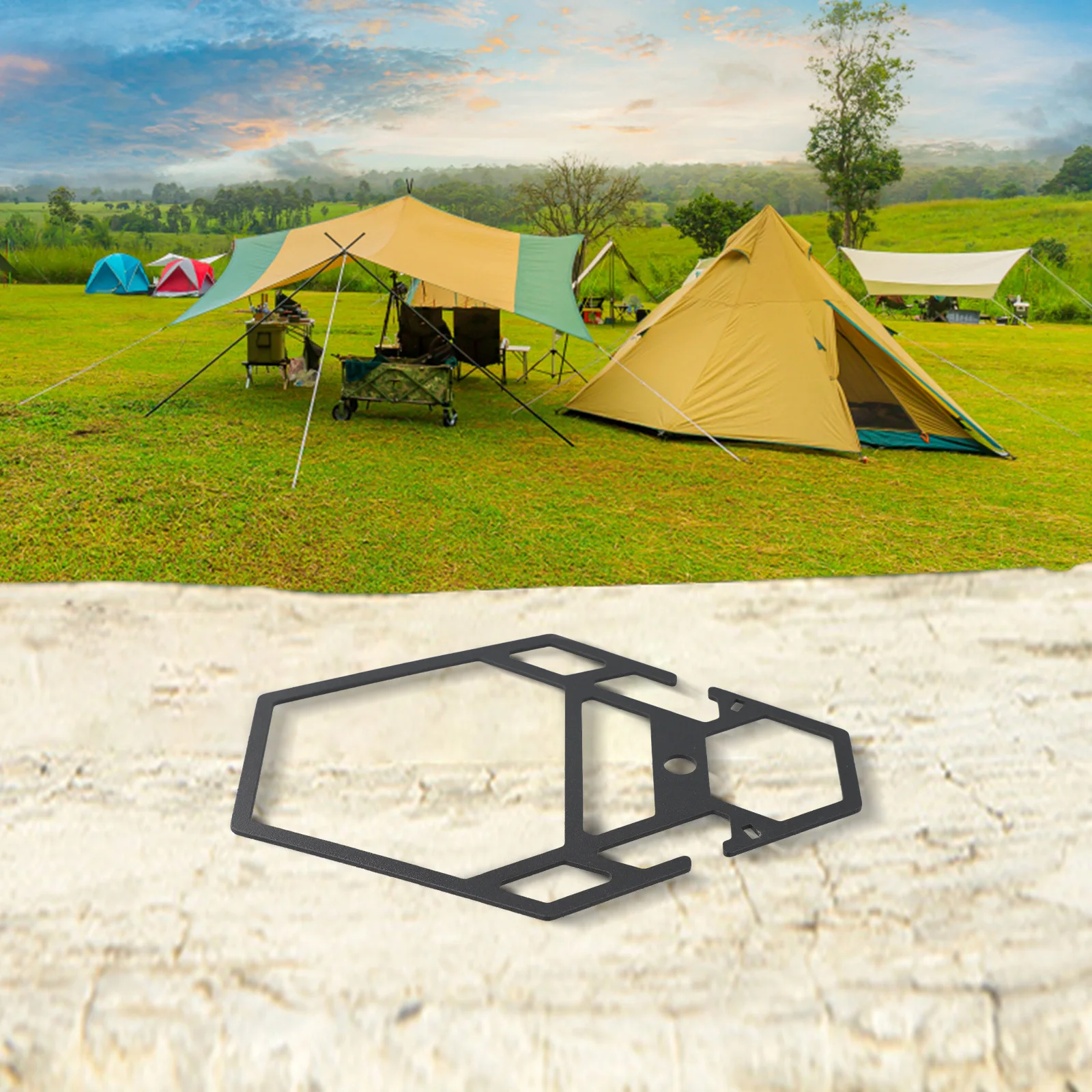 

Органайзер для столовых приборов, стойка для кемпинга на открытом воздухе, необходимые принадлежности для кемпинга, износостойкий, устойчивый к атмосферным воздействиям, компактный размер, легко носить с собой