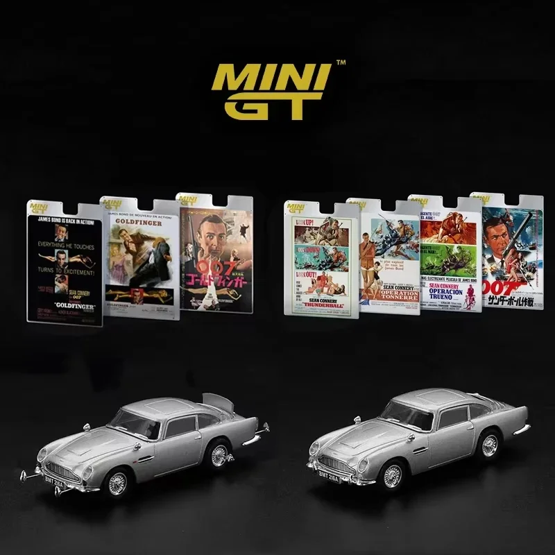 MINIGT 1:64 DB5 JB 900 901 Diecast Diecast Alloy Car Model Collection Toys