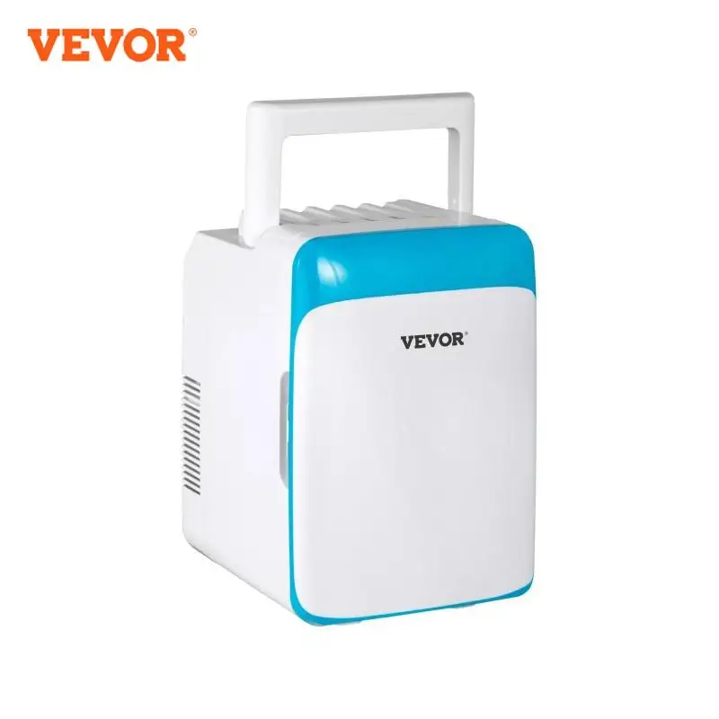 VEVOR 10L 15L Mini Makeup Fridge Car Refrigerator Freezer Cooler & Warmer for Home Car Use Storing Skincare Cosmetic Food Drink