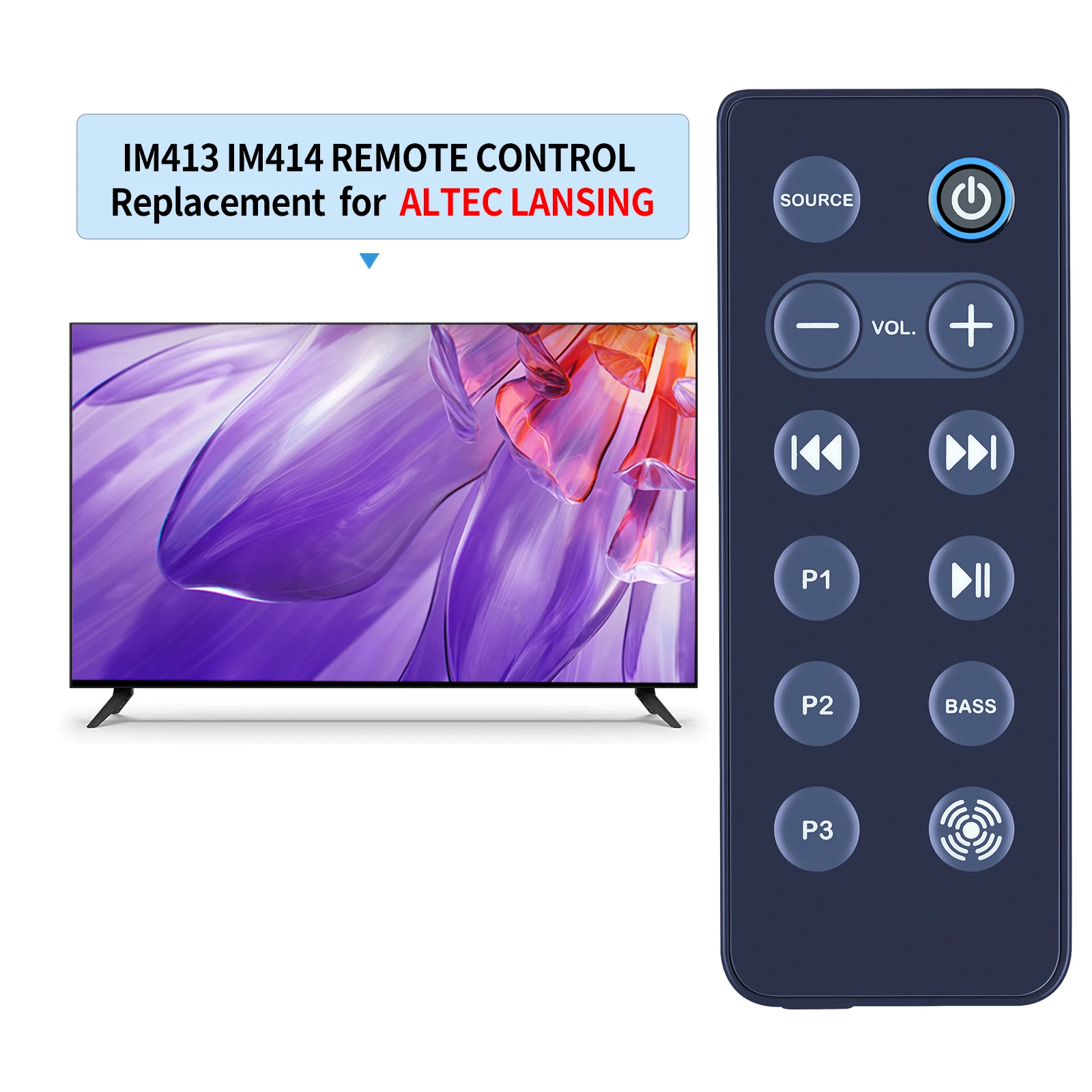 جهاز تحكم عن بعد لـ Altec Lansing ، مكبر صوت محمول ، IM413 ، IM414 ، Zune