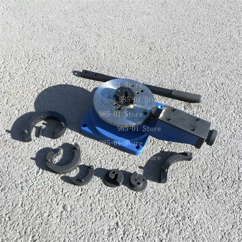 Manual Spiral Metal Bender, 3-Scroll Universal Bender for Steel and Iron Processing