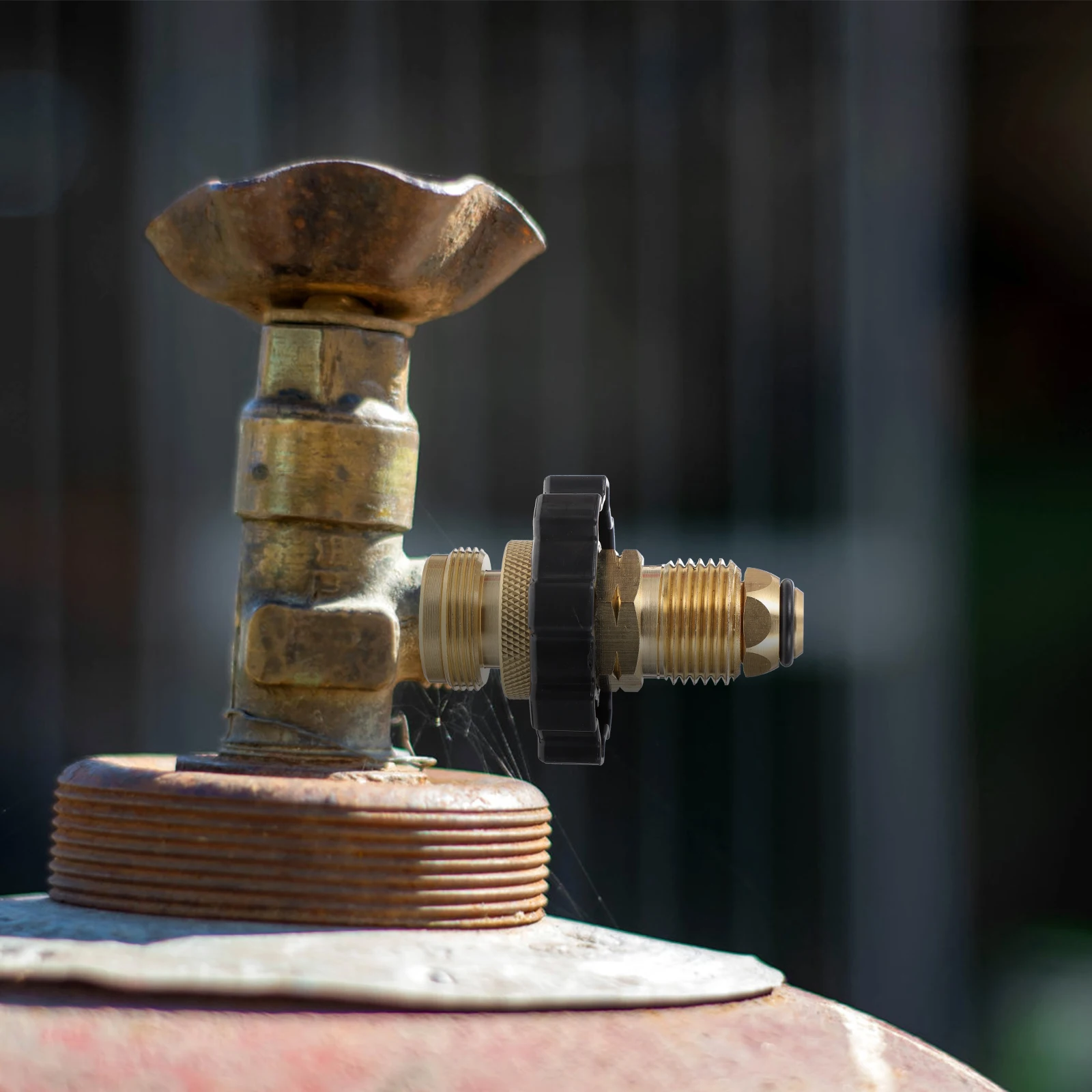 

Propane Tank Gas Cylinder Inflation Valve Camping Stove Burners Refill Adapters Outdoor BBQ Supplies Brass Material Durable