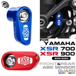 For Yamaha XSR700 XSR900 XSR 700 900 2015-2024 2023 Motorcycle Accessories Aluminum Front Rear Wheel ABS Sensor Protection Guard