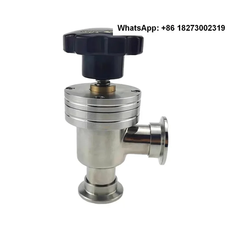 

KF manual baffle valve angle valve QDJ pneumatic GDQ16 quick installation 25 flange 40 clamp 50 pipe fittings valve