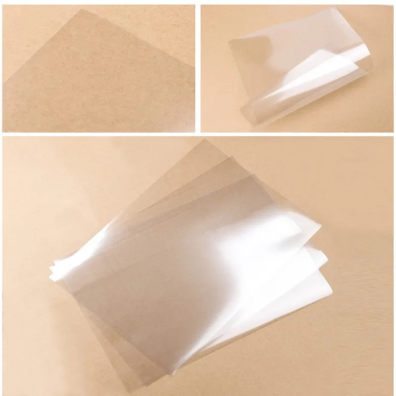 100pcs Inkjet Transparent Film For Hot Foil Stamping And Pad Printing Plate Making A3 Size