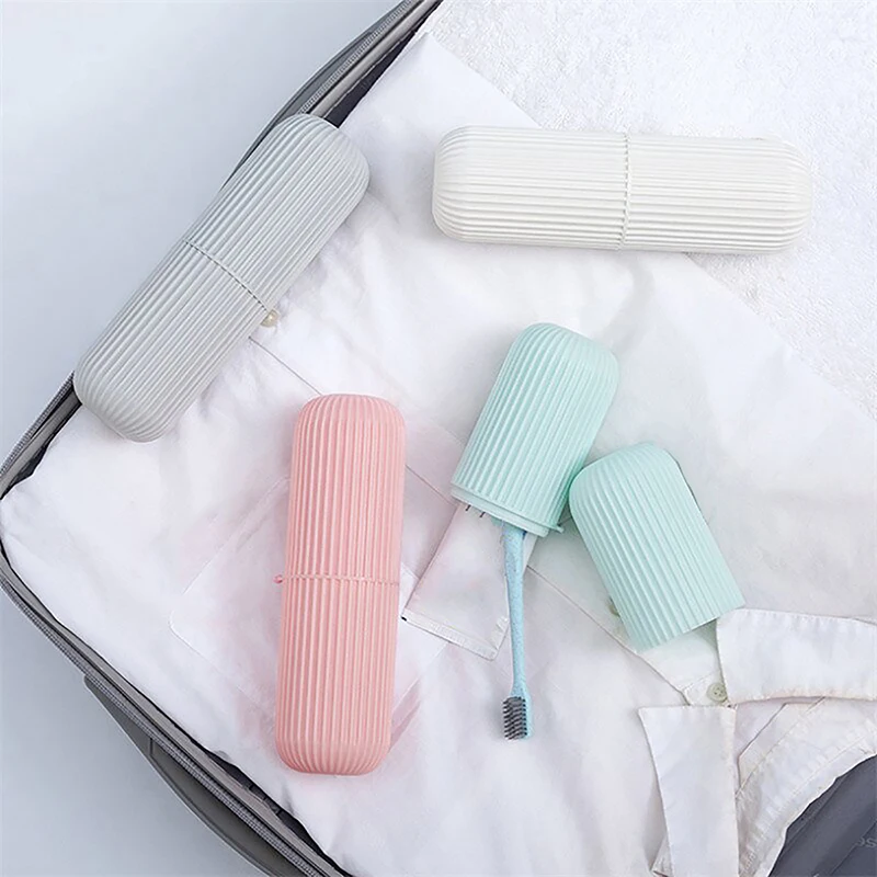 Portable Toothbrush And Toothpaste Holder For Travel Bathroom_voghion.com