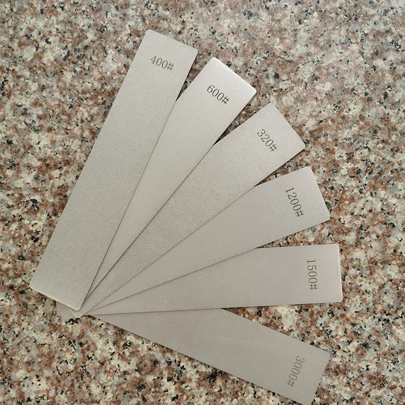 Großer Diamantstein ohne Grundstange, gebrauchter Messerschärfer, Diamant-Schleifstein, Schleifstein, Schleifstein, Bars, Küchenwerkzeug