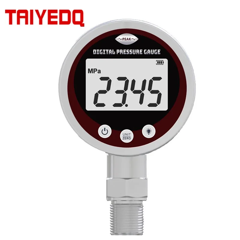 High Precision Digital Pressure Gauge Digital Electronic Hydraulic Shock Resistant Vacuum Negative Pressure Gauge