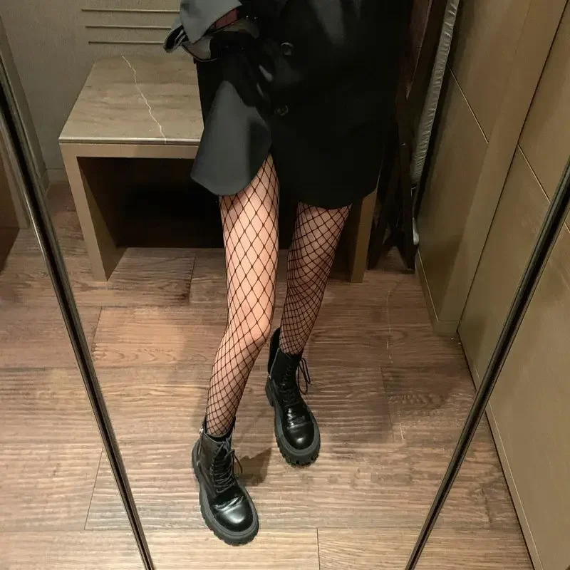 Women Sexy Fishnet Stockings Fish Net Pantyhose Leggings Mesh Nylon Tights Lingerie Skin Thigh High Stocking Hosiery Hot Sell image 2
